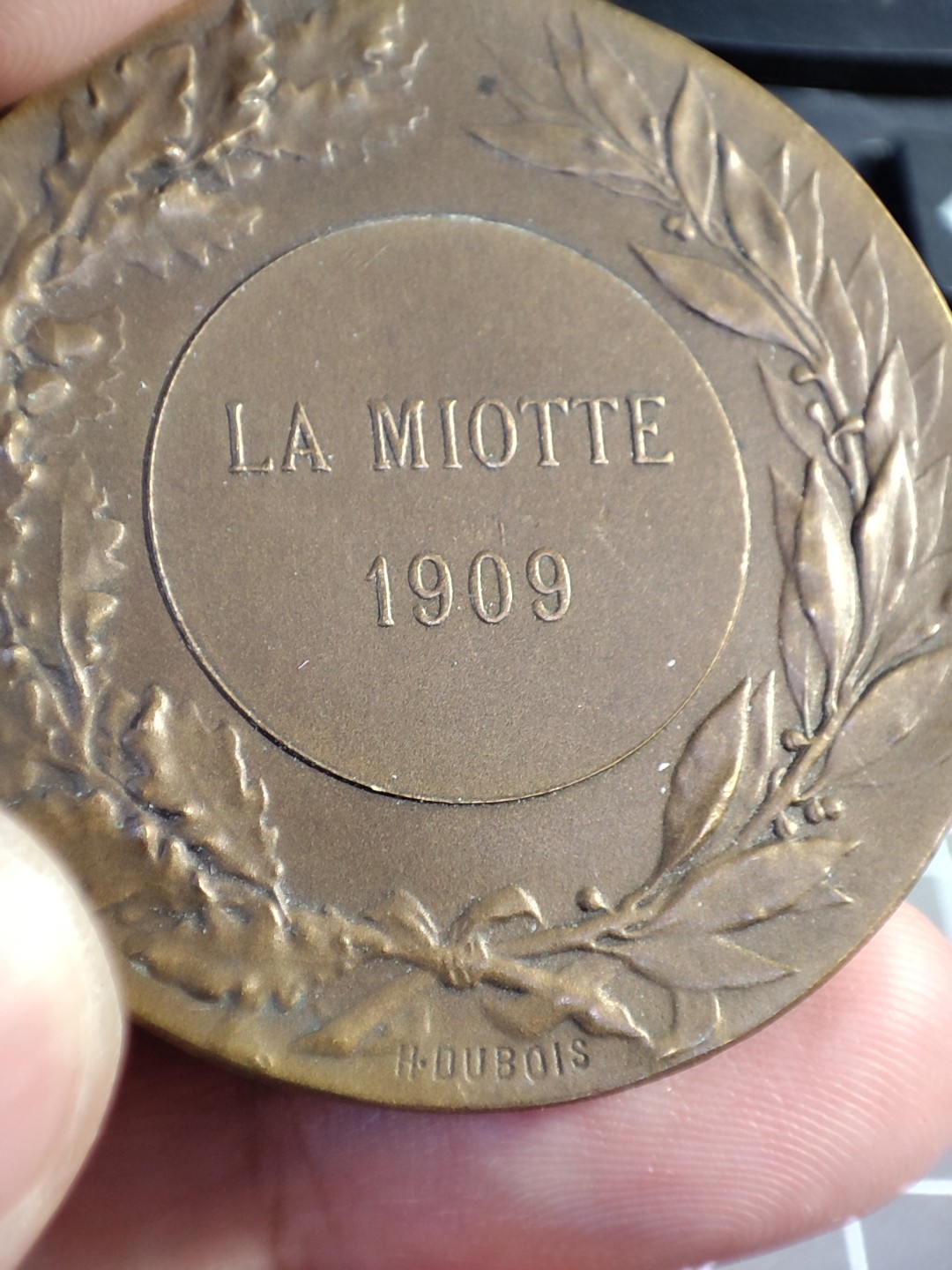 gush小明220727 法国1909射击节纪念铜章