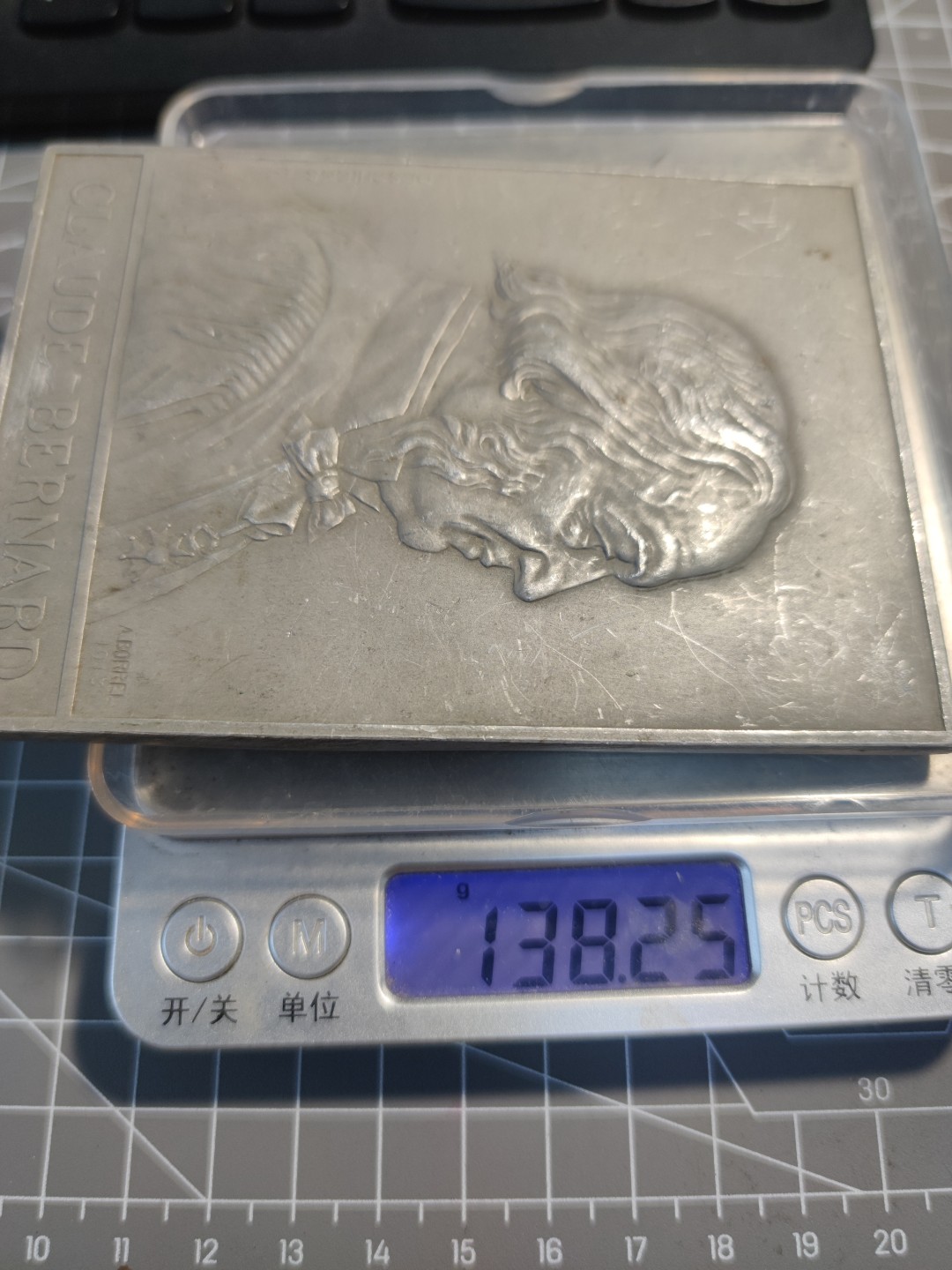 gush小明220727 大尺寸人物艺术麦朵尔 法国1913年锡合金