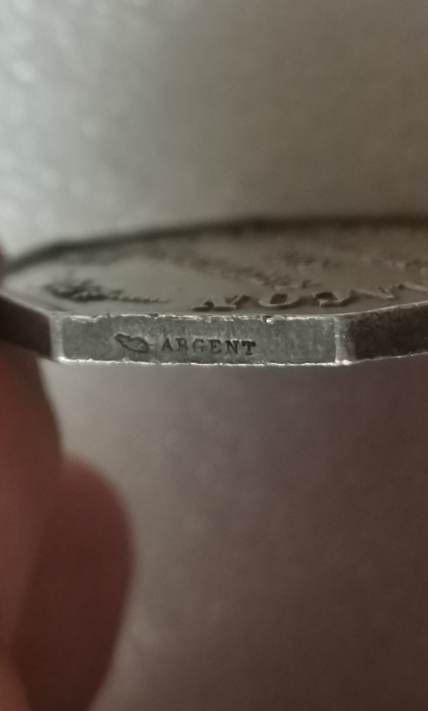 瓶子🏺JETON专场拍卖会 19世纪法国城市公证处JETON银质八角