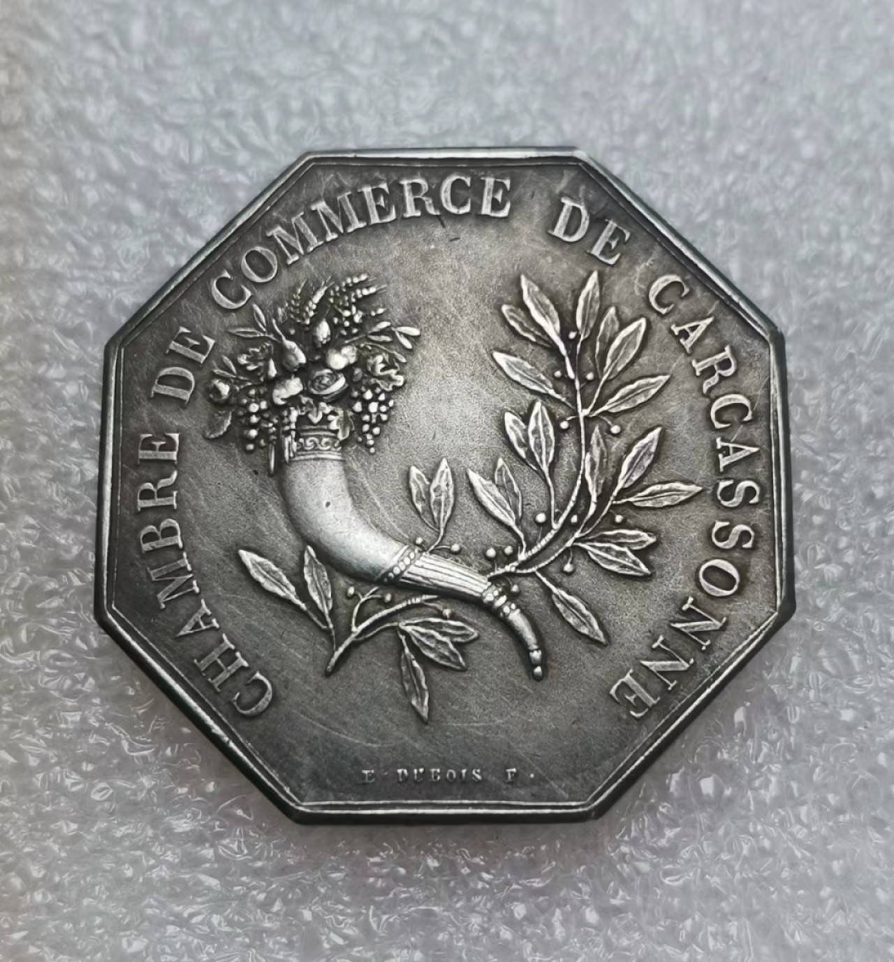 瓶子🏺JETON专场拍卖会 19世纪晚期墨丘利商业JETON银质八角