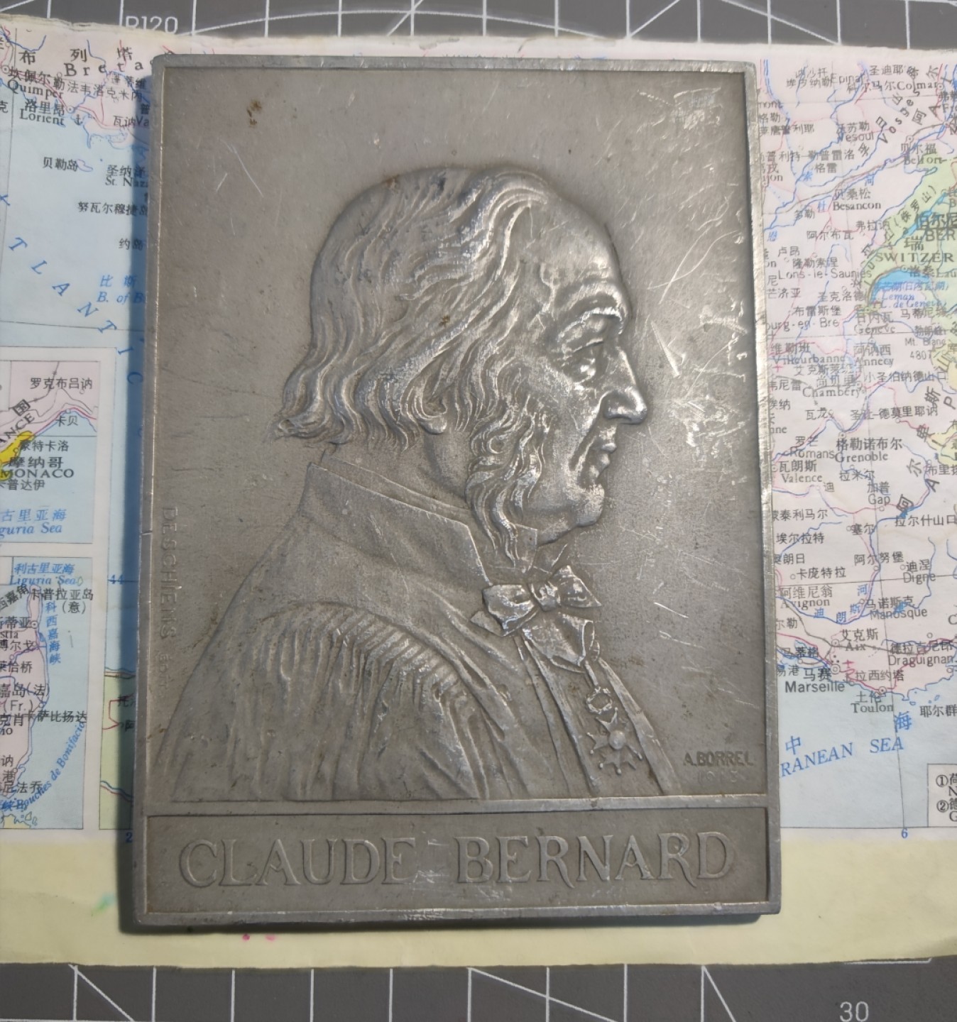 gush小明220727 大尺寸人物艺术麦朵尔 法国1913年锡合金