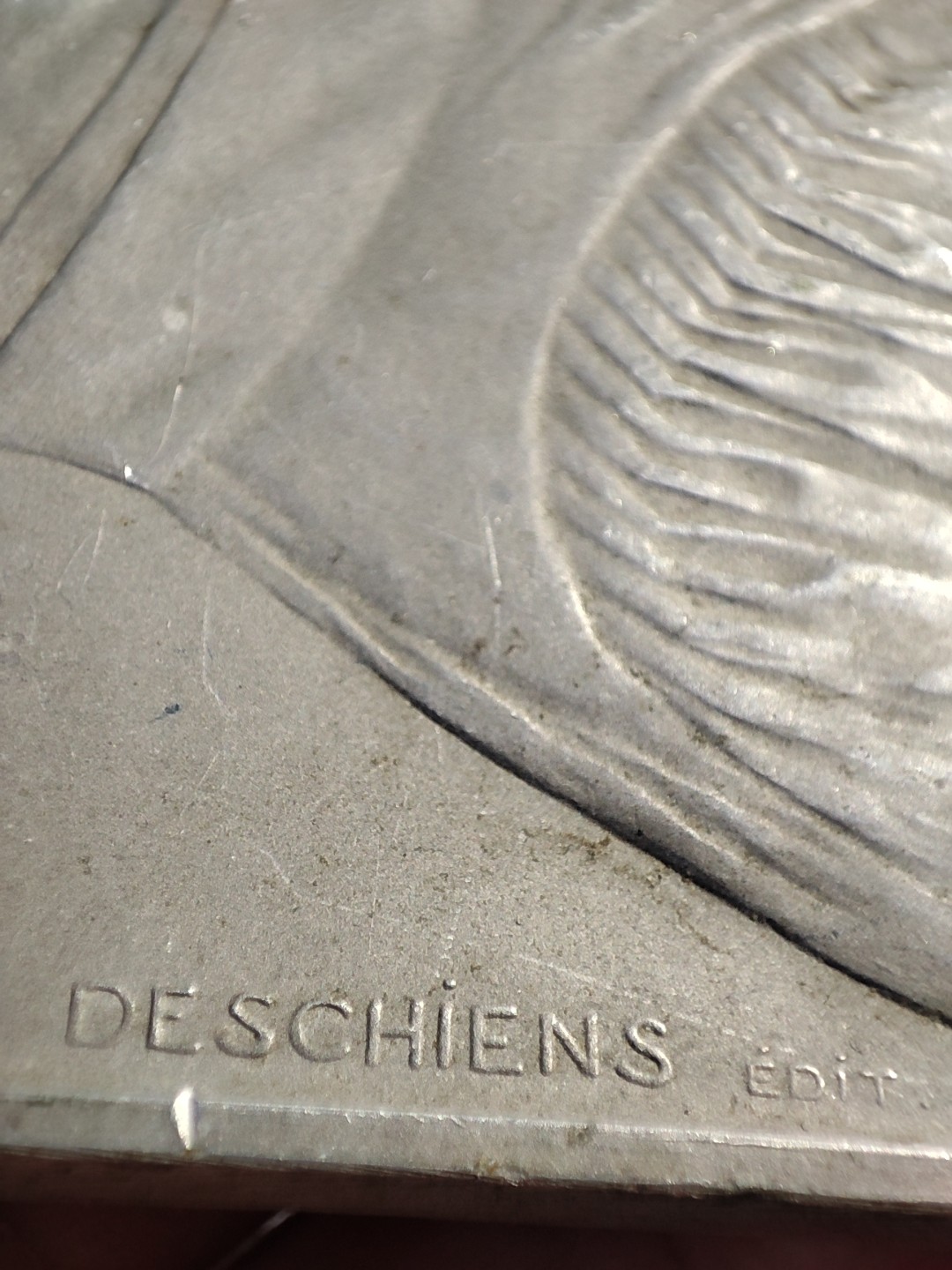 gush小明220727 大尺寸人物艺术麦朵尔 法国1913年锡合金