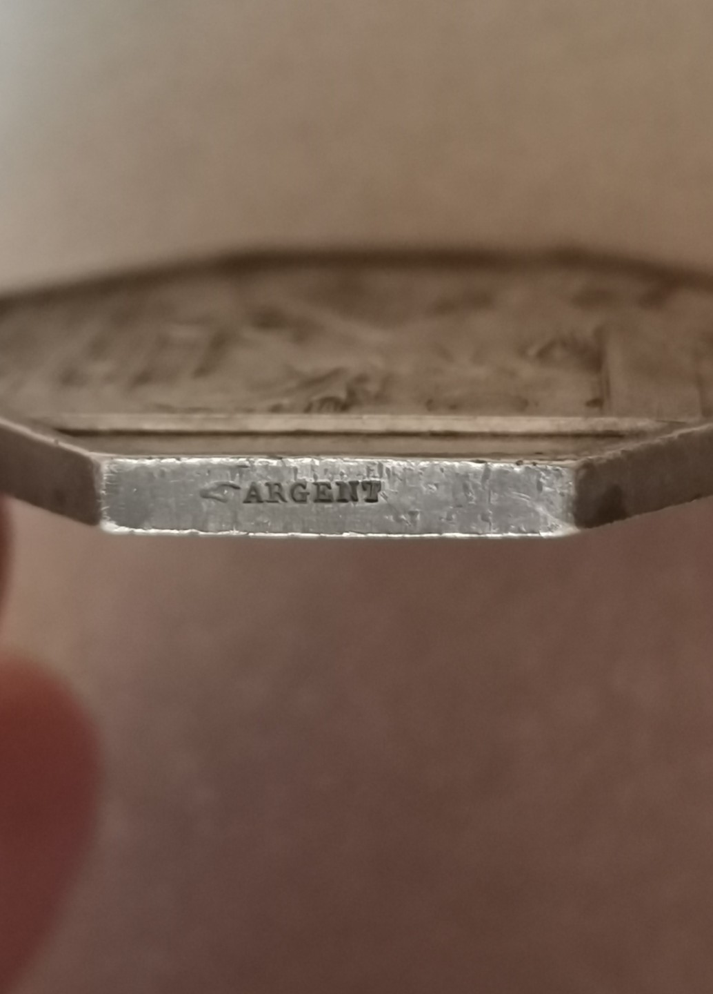 瓶子🏺JETON专场拍卖会 1841年鲁昂公证人JETON银质八角