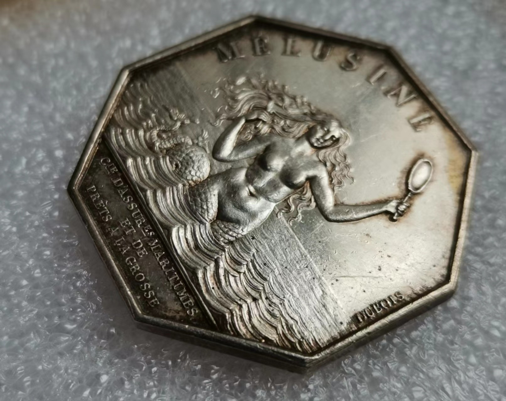 瓶子🏺JETON专场拍卖会 19世纪早期航海通航JETON银质八角（经典海妖八角）