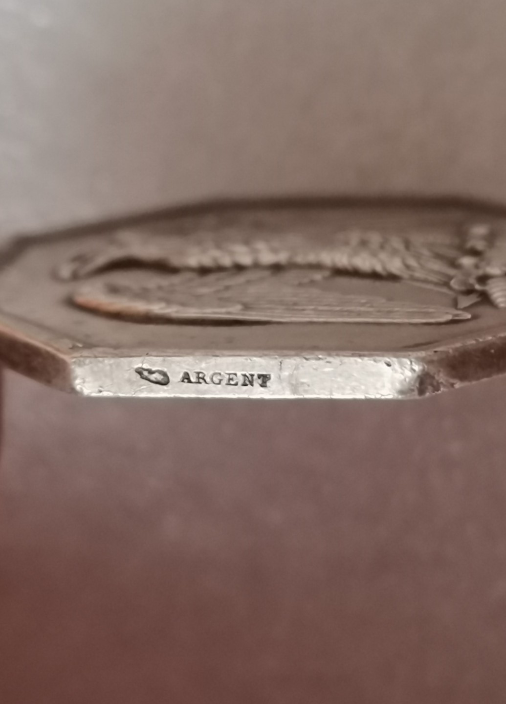 瓶子🏺JETON专场拍卖会 1843年法国鹰公司JETON银质八角