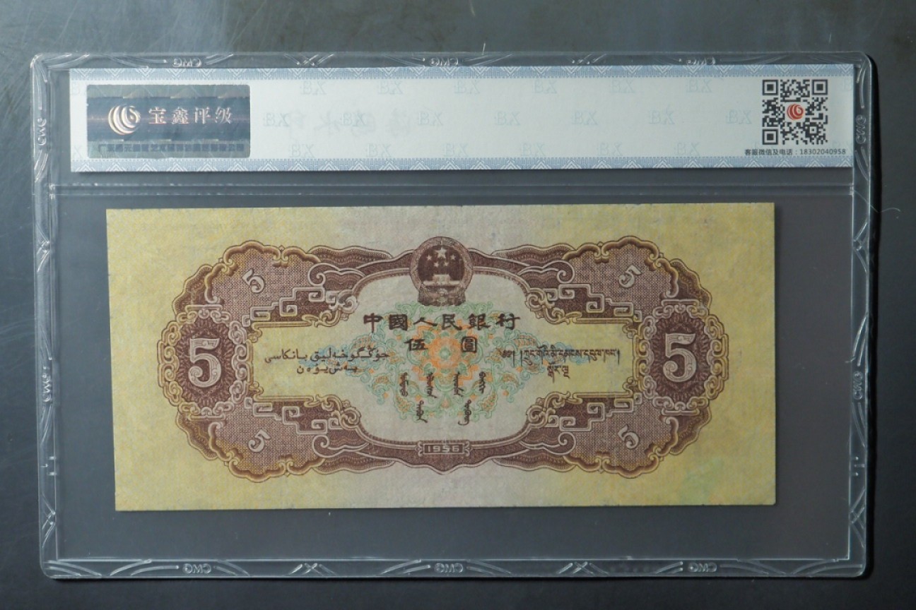 北极狼藏苑社第29期·第二套人民币专场 0204-第二套人民币·185-6090174·黄伍元海鸥水印·宝鑫65EPQ