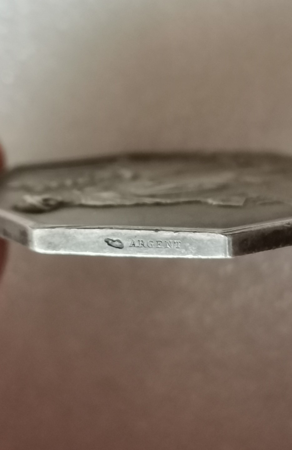 瓶子🏺JETON专场拍卖会 1859年法国工业女神JETON银质八角（签名版）