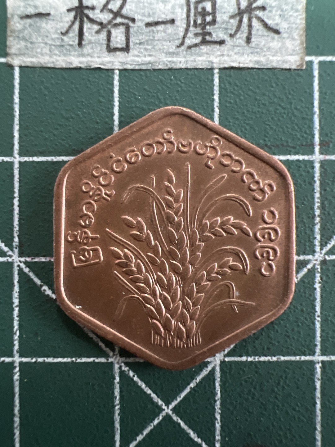 泡泡堂第四十期  世界硬币邮票专场（无押金，无佣金，捡漏，全场20包邮，偏远地区除外） 缅甸水稻异形币