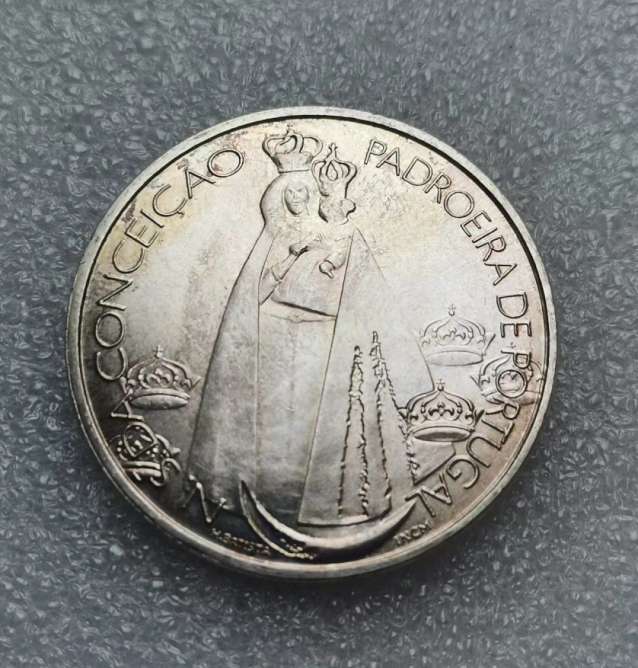 瓶子🏺西安币展专场 葡萄牙1996年1000埃斯库多大银币