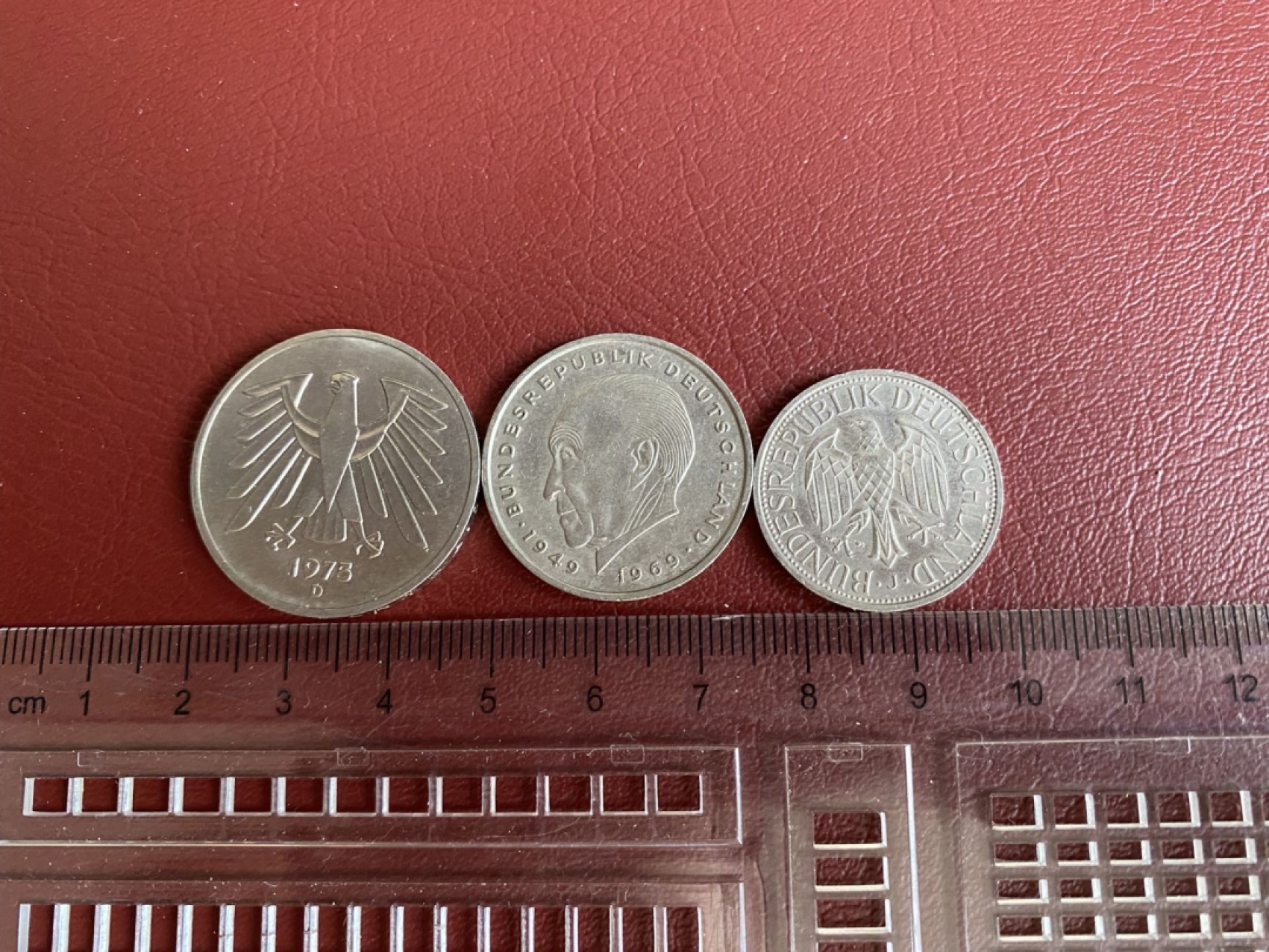 硬币专场5 德国 马克 三枚好品