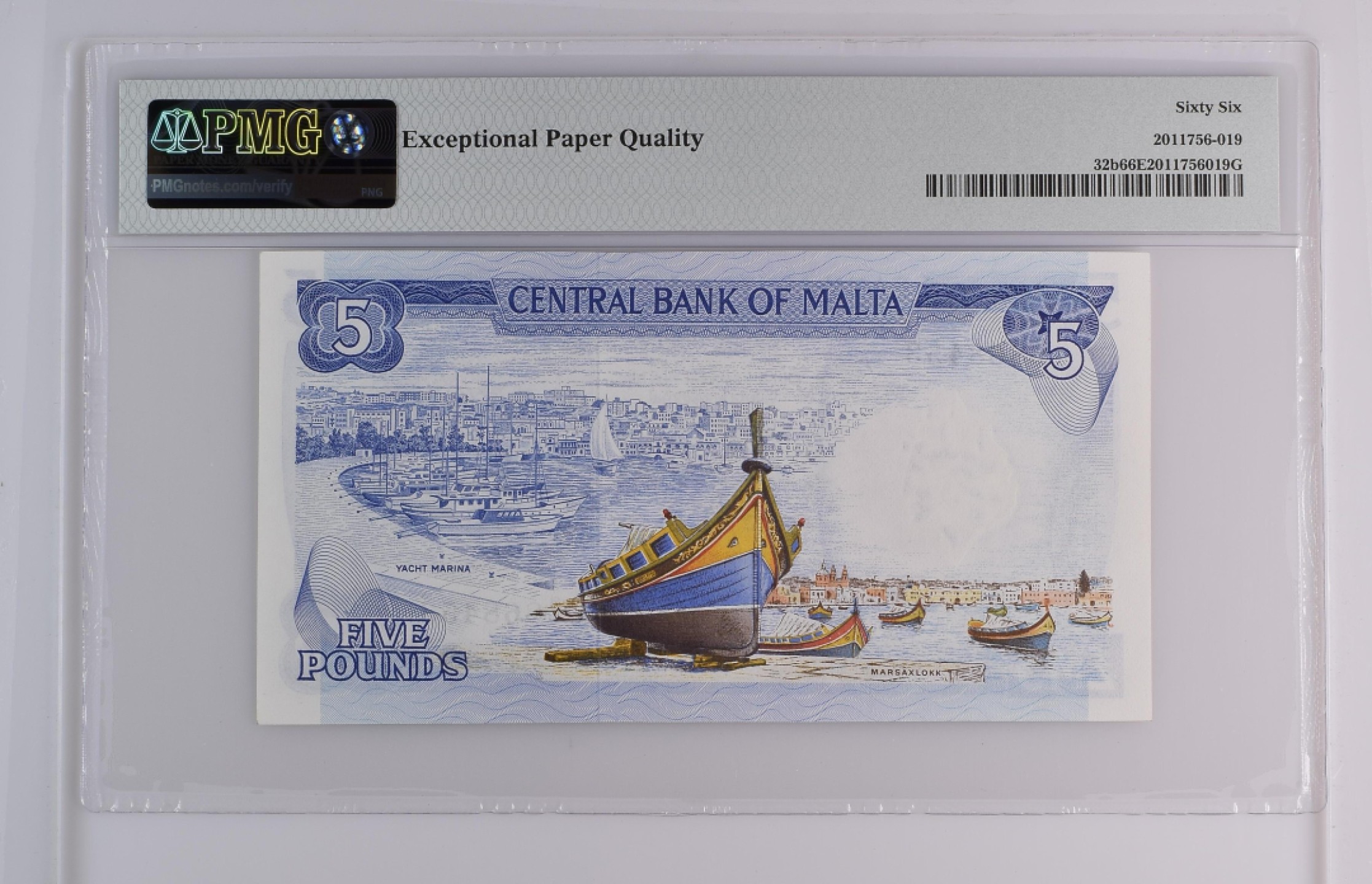 收藏联盟Quantum Auction 第180期拍卖 今晚七点开拍 马耳他1967年5里拉 PMG66 稀少b版冠军分 德纳罗彩背