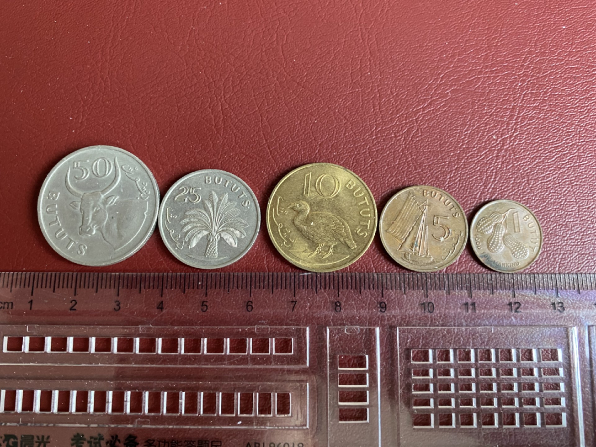 硬币专场5 冈比亚硬币小套 1971清年（除1分1985年）