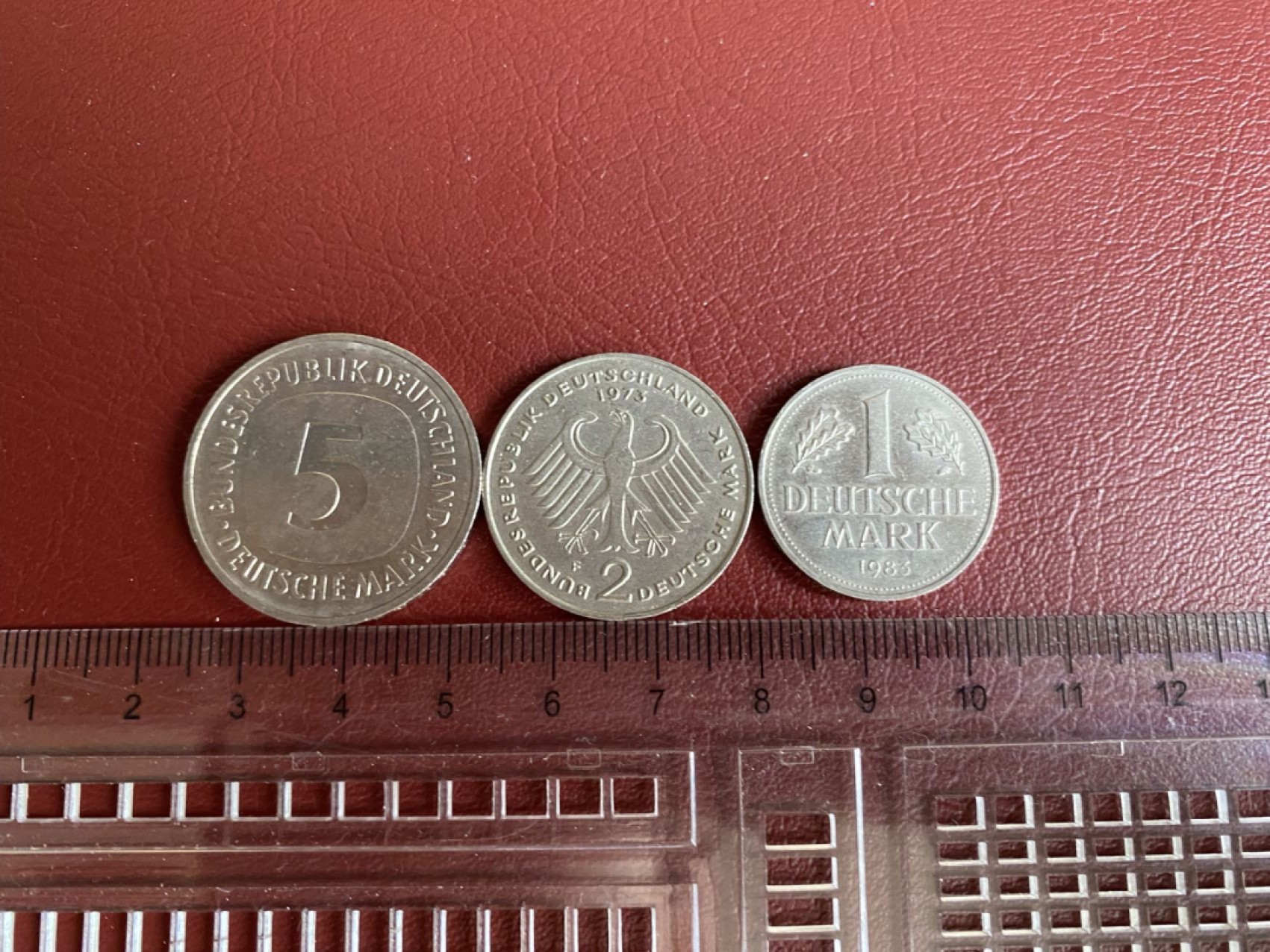 硬币专场5 德国 马克 三枚好品