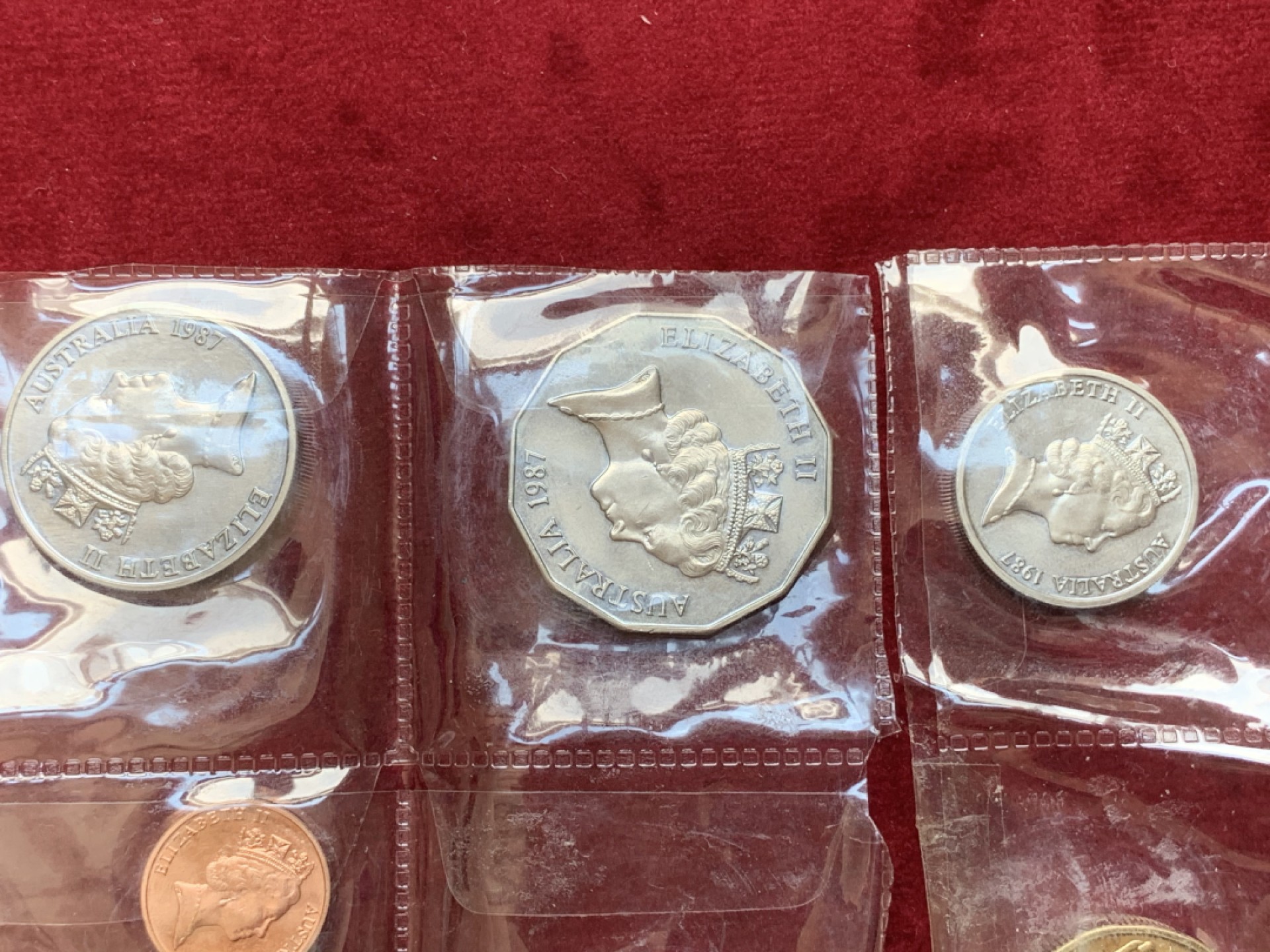 《竞宝斋》第79场-本周日，周一，周四3场拍卖（全场不限金额包邮） 澳大利亚 1987年 7枚一组