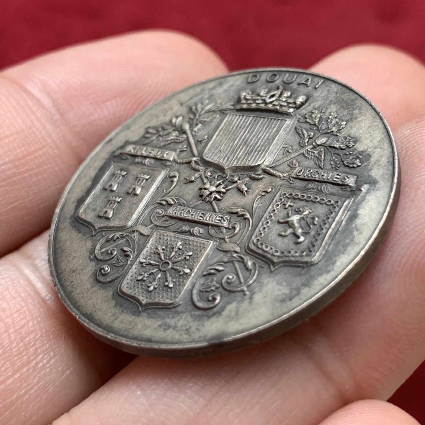 《竞宝斋》第79场-本周日，周一，周四3场拍卖（全场不限金额包邮） 法国 19世纪 杜艾城市工业艺术学院 银章