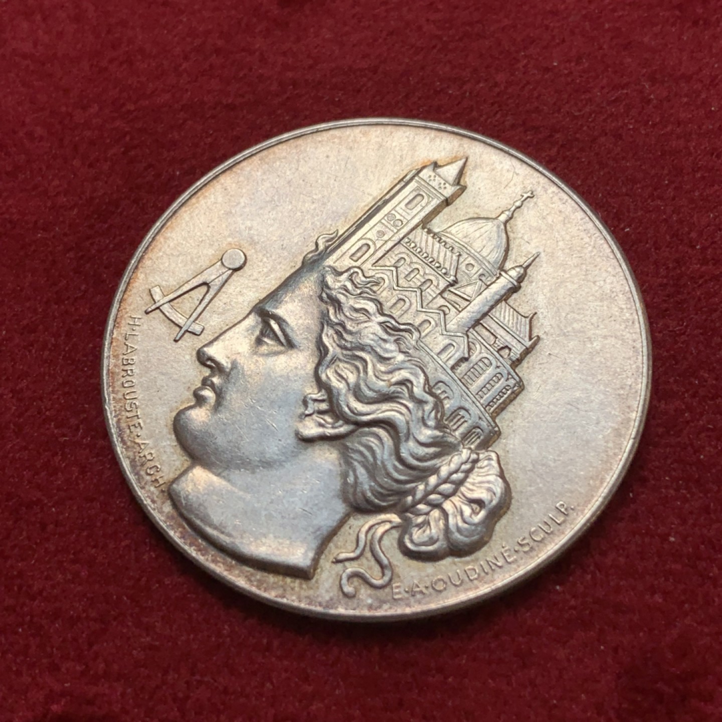 《竞宝斋》第79场-本周日，周一，周四3场拍卖（全场不限金额包邮） 法国 19世纪 建筑科学 JETON银质代币