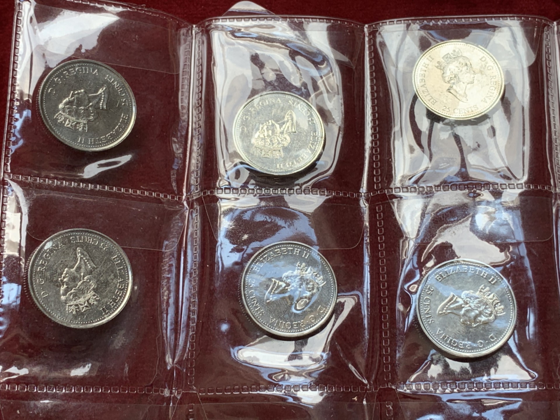 《竞宝斋》第79场-本周日，周一，周四3场拍卖（全场不限金额包邮） 加拿大 2000年 25分 纪念币 12枚一组