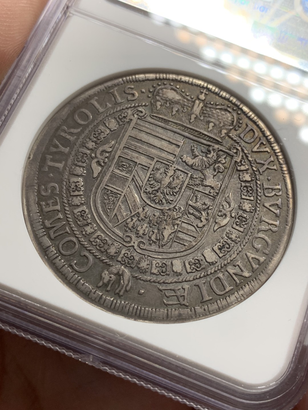 《竞宝斋》第79场-本周日，周一，周四3场拍卖（全场不限金额包邮） NGC-XF45 奥地利1654年 斐迪南卡尔 哈尔厂 大泰勒银币 传世老包浆 一流的味道