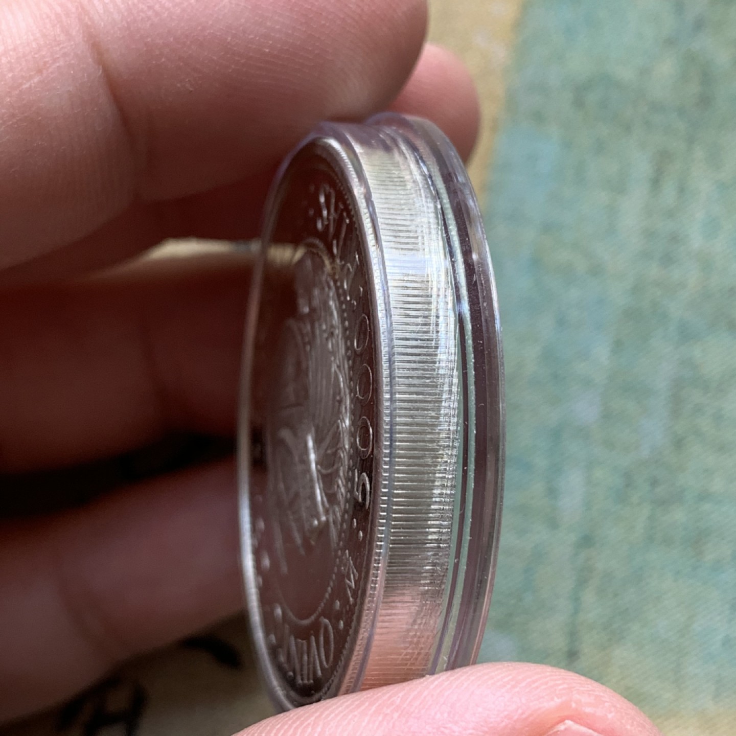 《竞宝斋》第79场-本周日，周一，周四3场拍卖（全场不限金额包邮） 54克 925银 原木盒 西班牙 1989年 五百周年纪念 5000比塞塔 大银币 精制