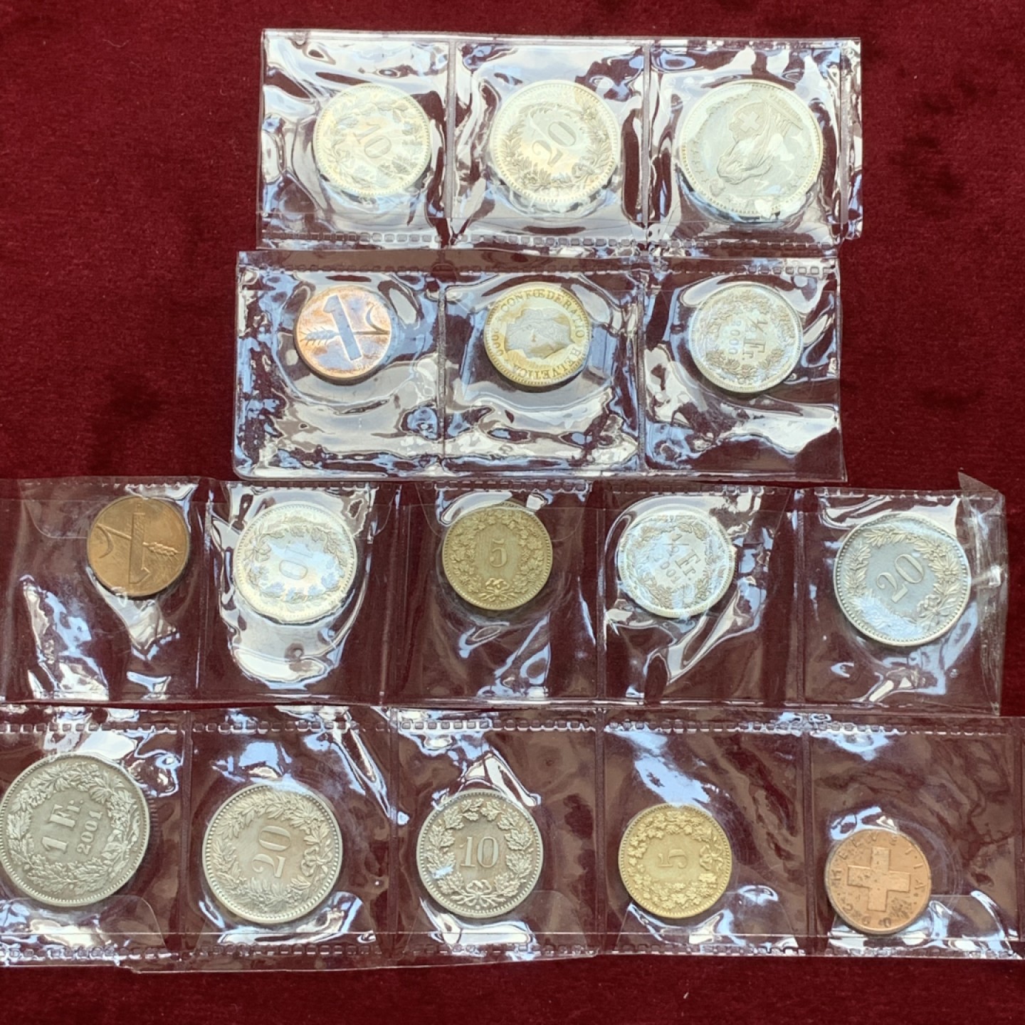 《竞宝斋》第79场-本周日，周一，周四3场拍卖（全场不限金额包邮） 瑞士 2000年 2001年 套币各一组