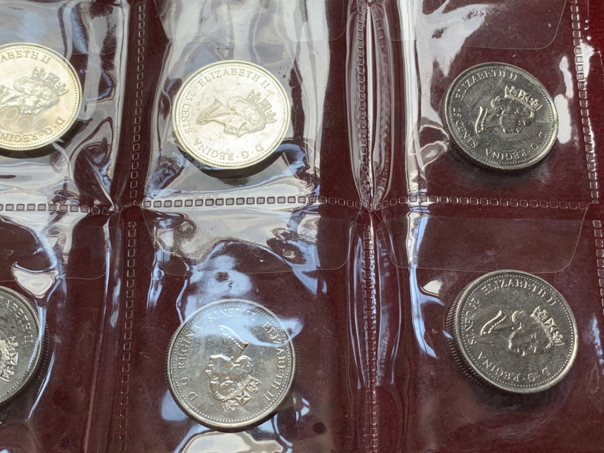 《竞宝斋》第79场-本周日，周一，周四3场拍卖（全场不限金额包邮） 加拿大 2000年 25分 纪念币 12枚一组