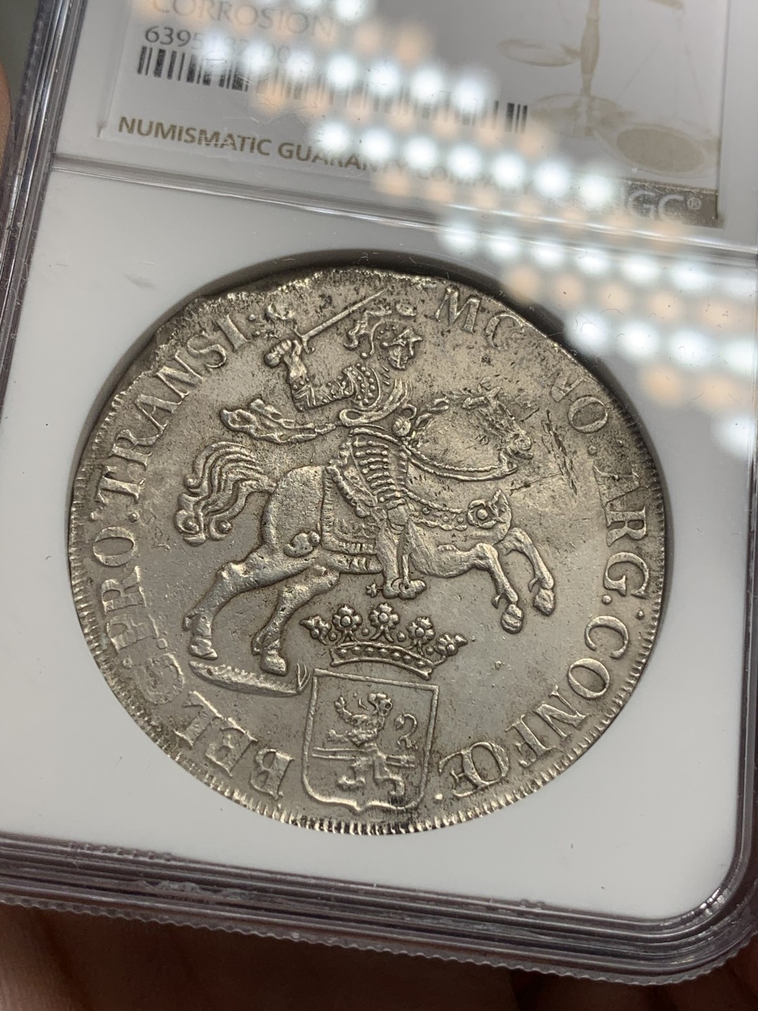 《竞宝斋》第79场-本周日，周一，周四3场拍卖（全场不限金额包邮） NGC-AU 荷兰1733年 上艾瑟尔厂造 1杜卡特大马剑 细节很好 稀少厂名 沉船币没给分