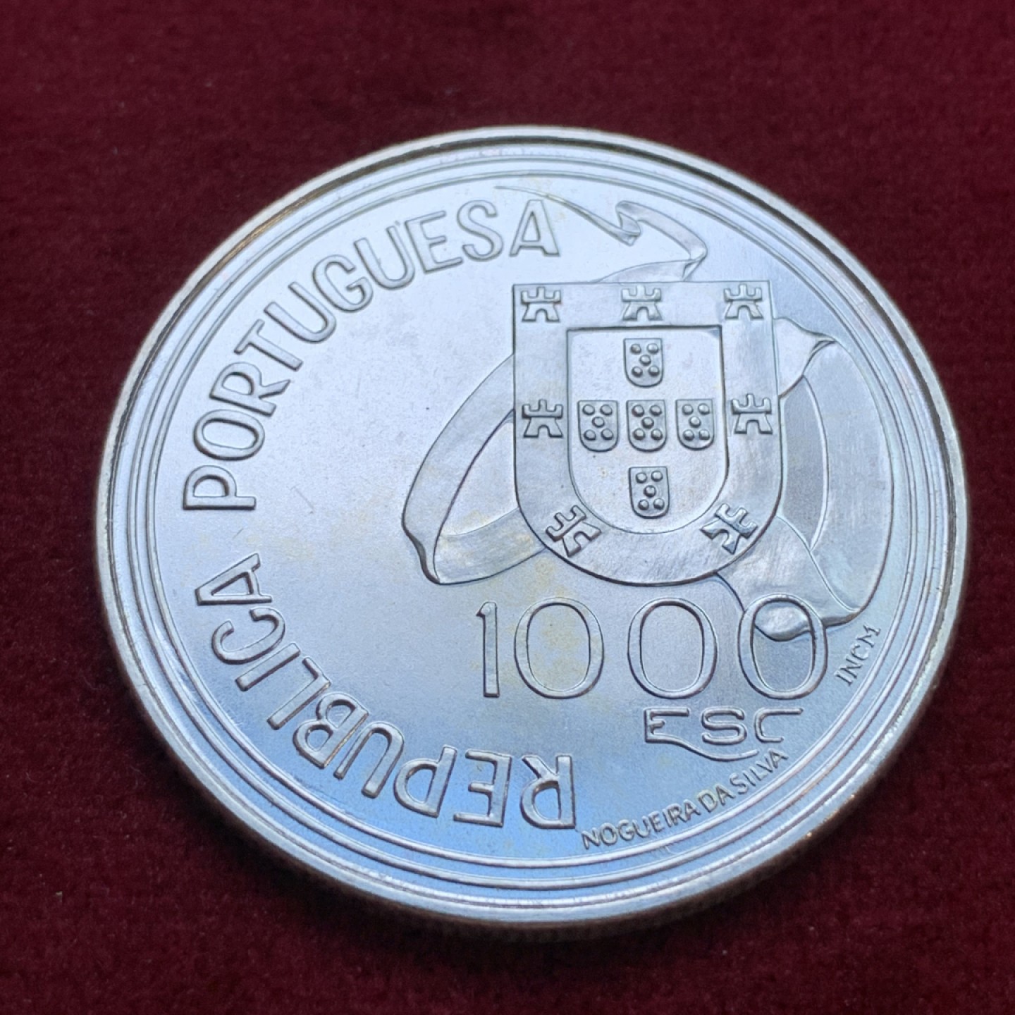 《竞宝斋》第79场-本周日，周一，周四3场拍卖（全场不限金额包邮） 葡萄牙 1994年 航海地图 1000埃斯库多 大银币 车轮转光