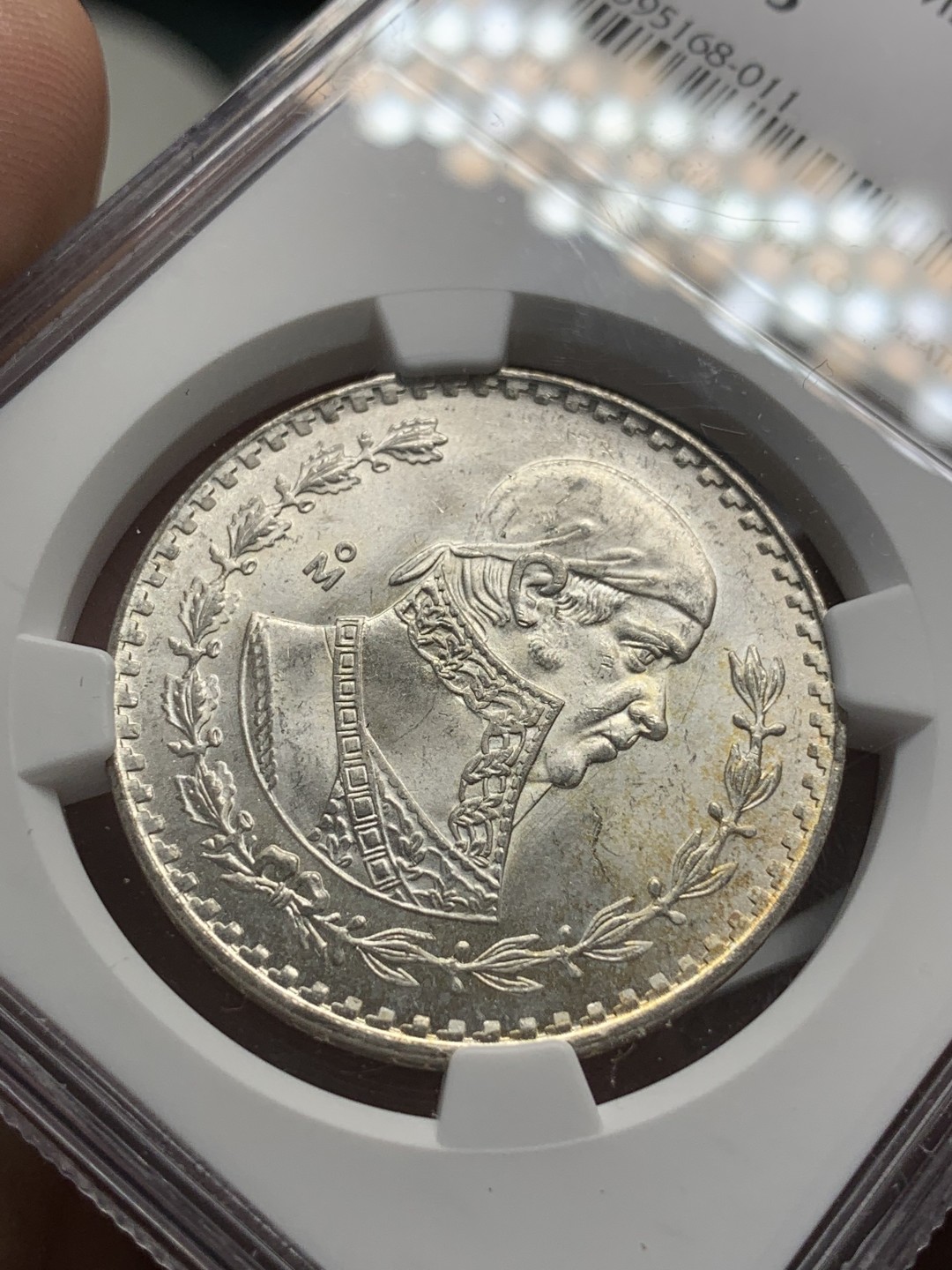 《竞宝斋》第79场-本周日，周一，周四3场拍卖（全场不限金额包邮） NGC-MS65 墨西哥 1962年 鹰洋1比索银币 原光好品