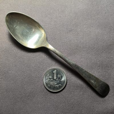 第七期 七月第3拍 - 7.2.3外国银勺，银重24.3克，带淡彩，带有银标，低于银价起拍