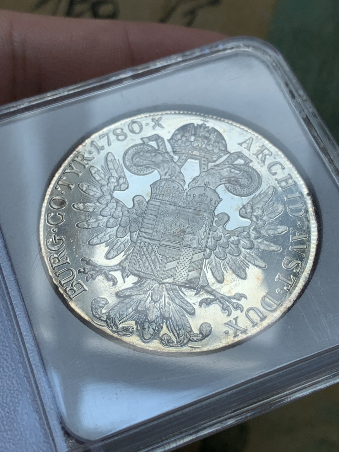 《竞宝斋》第79场-本周日，周一，周四3场拍卖（全场不限金额包邮） 美国NNC小白盒 奥匈 1780年 大奶妈 精制大银币 镜面效果