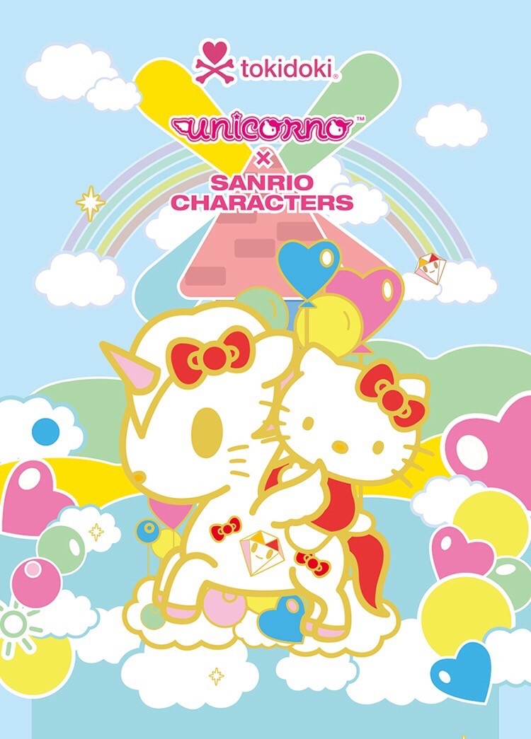 零元拍：tokidoki淘奇多奇LUCKY CLUB金属盲盒徽章可爱卡通胸针潮流摆件卡通可爱的三丽鸥独角兽徽章，盲盒大套共九只，全新未拆