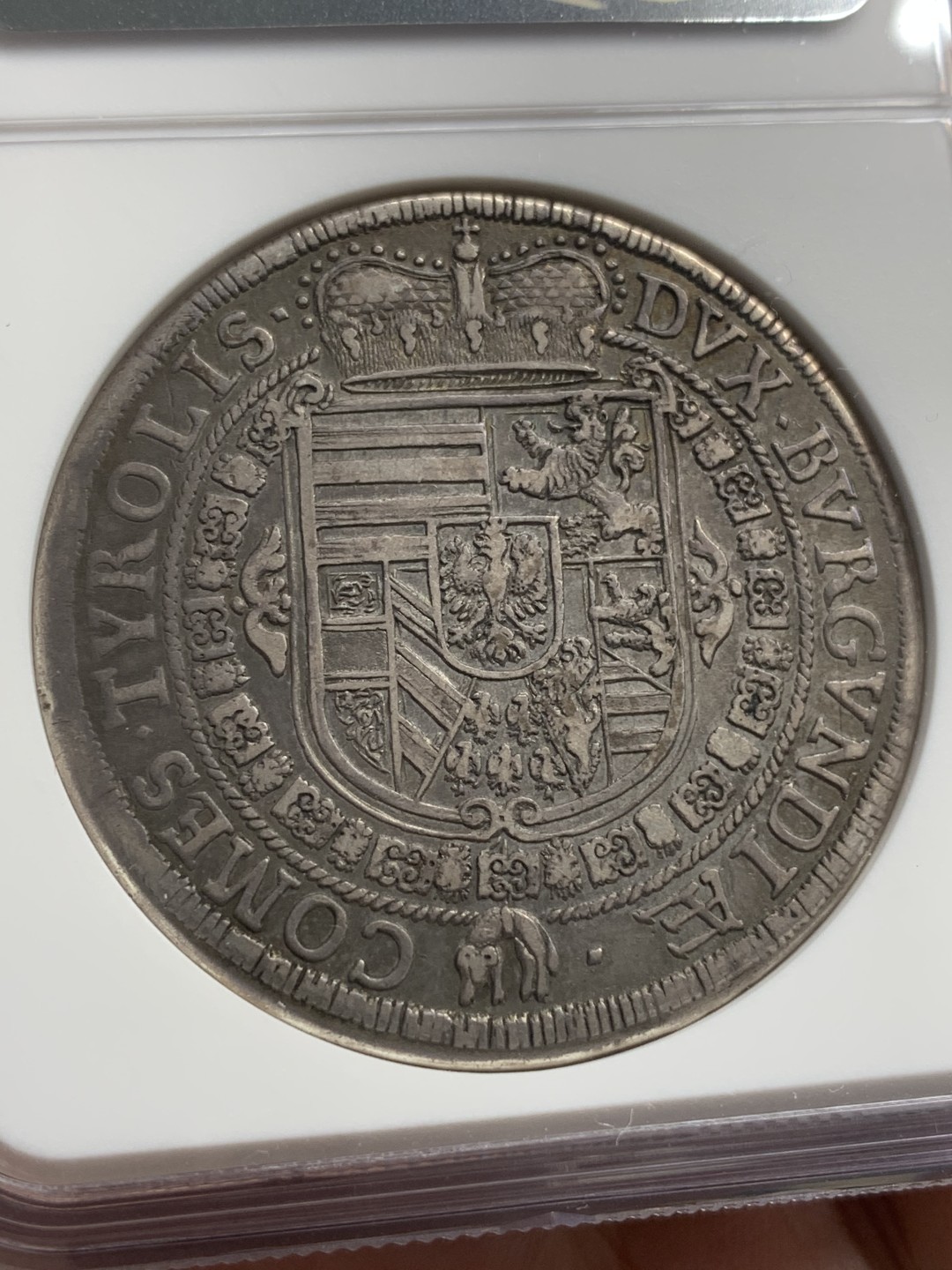 《竞宝斋》第79场-本周日，周一，周四3场拍卖（全场不限金额包邮） NGC-XF45 奥地利1654年 斐迪南卡尔 哈尔厂 大泰勒银币 传世老包浆 一流的味道