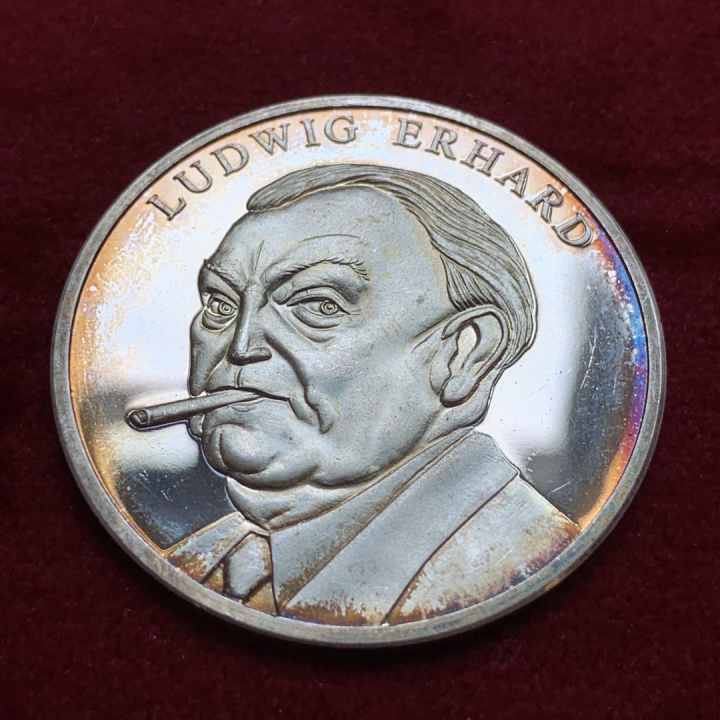 《竞宝斋》第79场-本周日，周一，周四3场拍卖（全场不限金额包邮） 德国巴伐利亚造 路德维希纪念银章 20克纯银