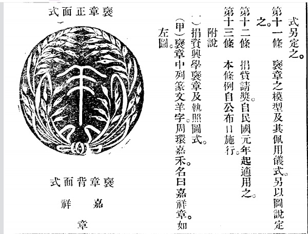 大猫徽章拍卖第198期 民国北洋政府 银色 三等嘉祥章 银质 原盒 
