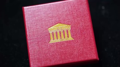 【海寧潮现货】帕劳2022年珍稀币复刻3古希腊蜜蜂和雄鹿镀金银币