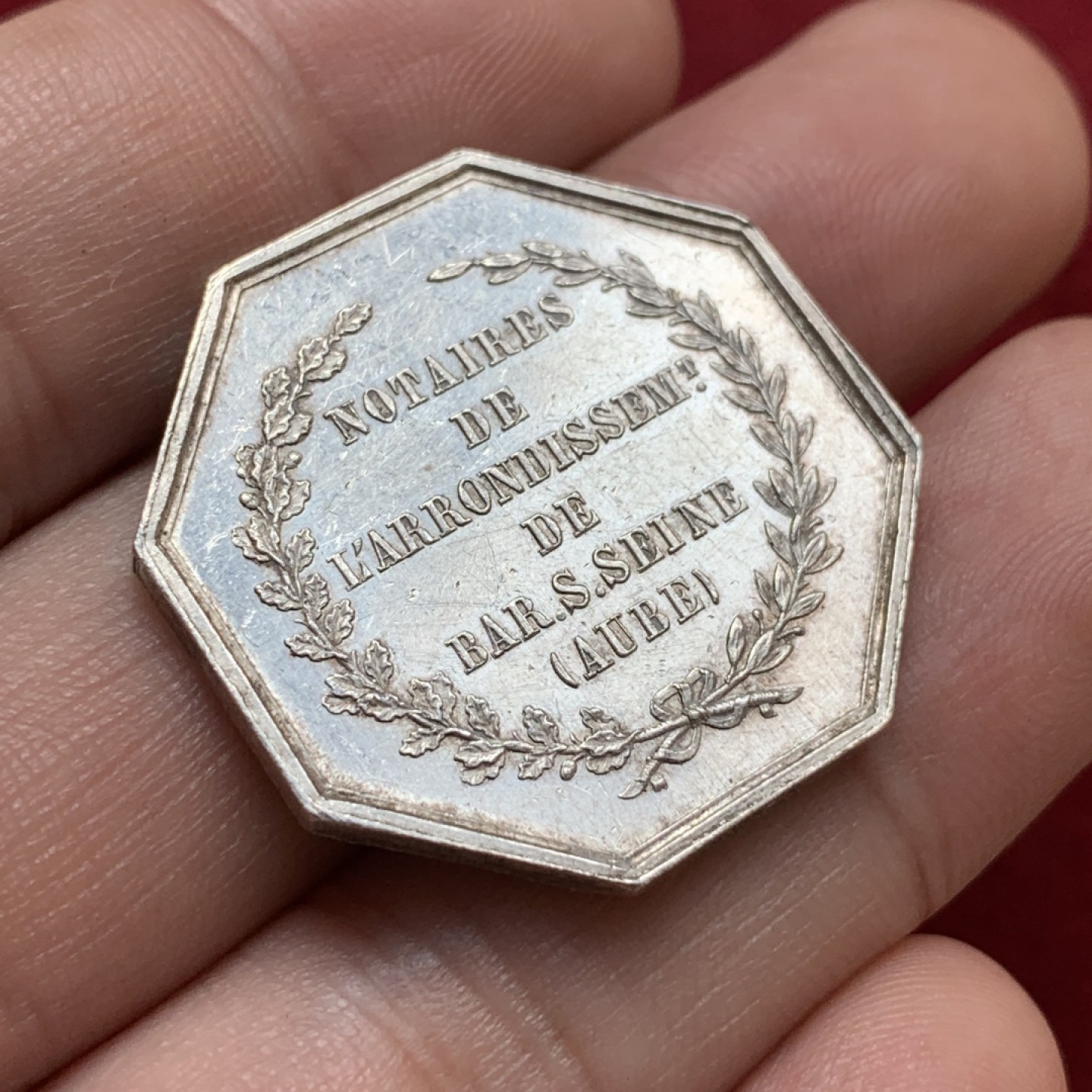 《竞宝斋》第79场-本周日，周一，周四3场拍卖（全场不限金额包邮） 法国 塞纳天平女神 JETON银质八角