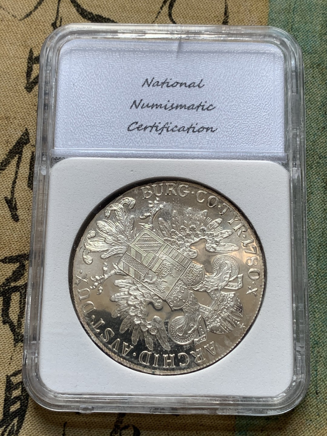 《竞宝斋》第79场-本周日，周一，周四3场拍卖（全场不限金额包邮） 美国NNC小白盒 奥匈 1780年 大奶妈 精制大银币 镜面效果