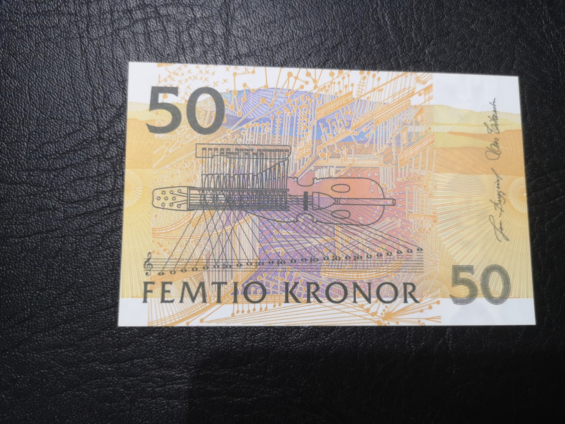 《外钞收藏家》第一百九十二期 瑞典50克朗 初版夜莺 全新UNC 