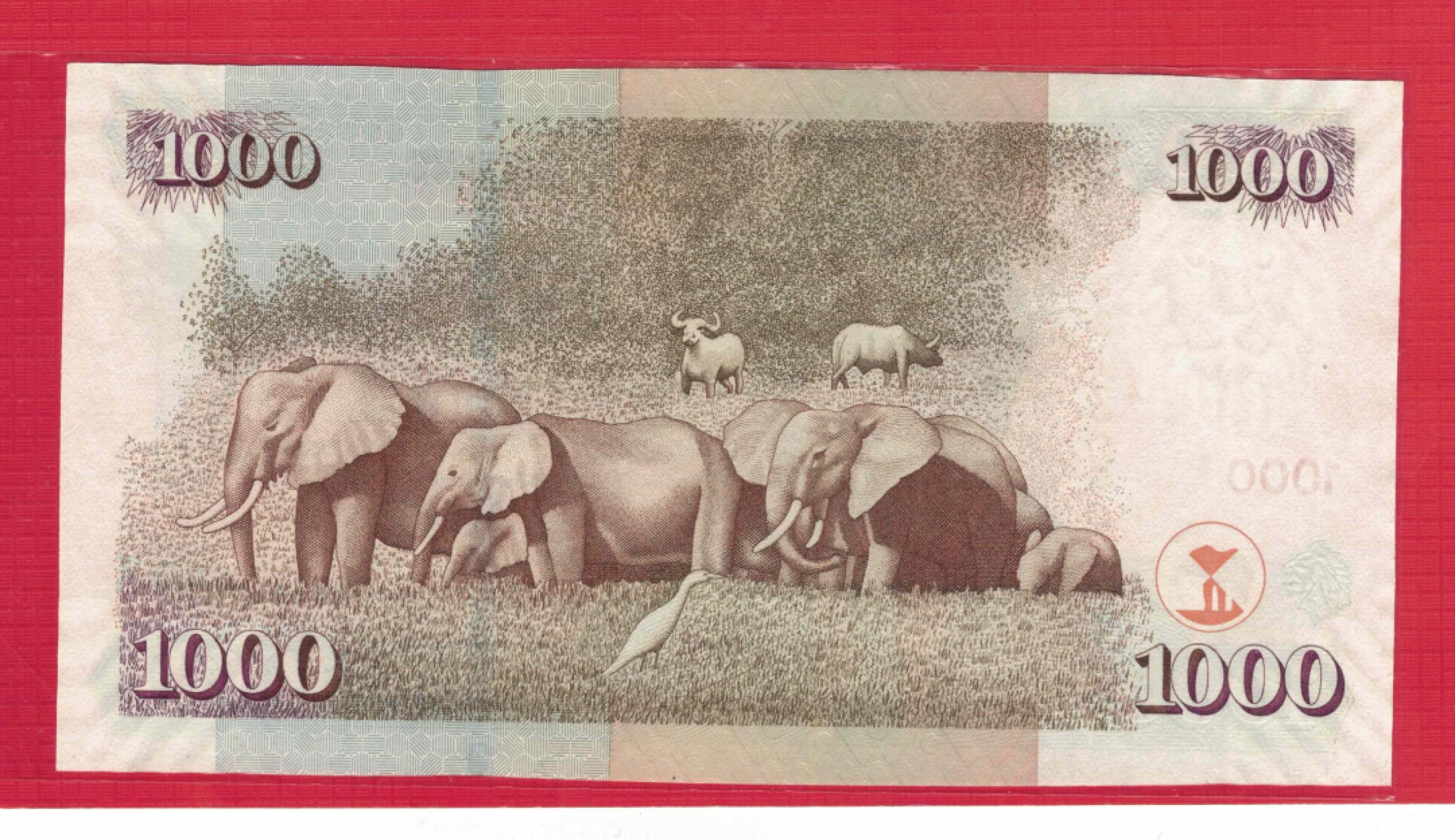 肯尼亚2005年1000先令 克劳斯目录P-45 实物如图 UNC  
