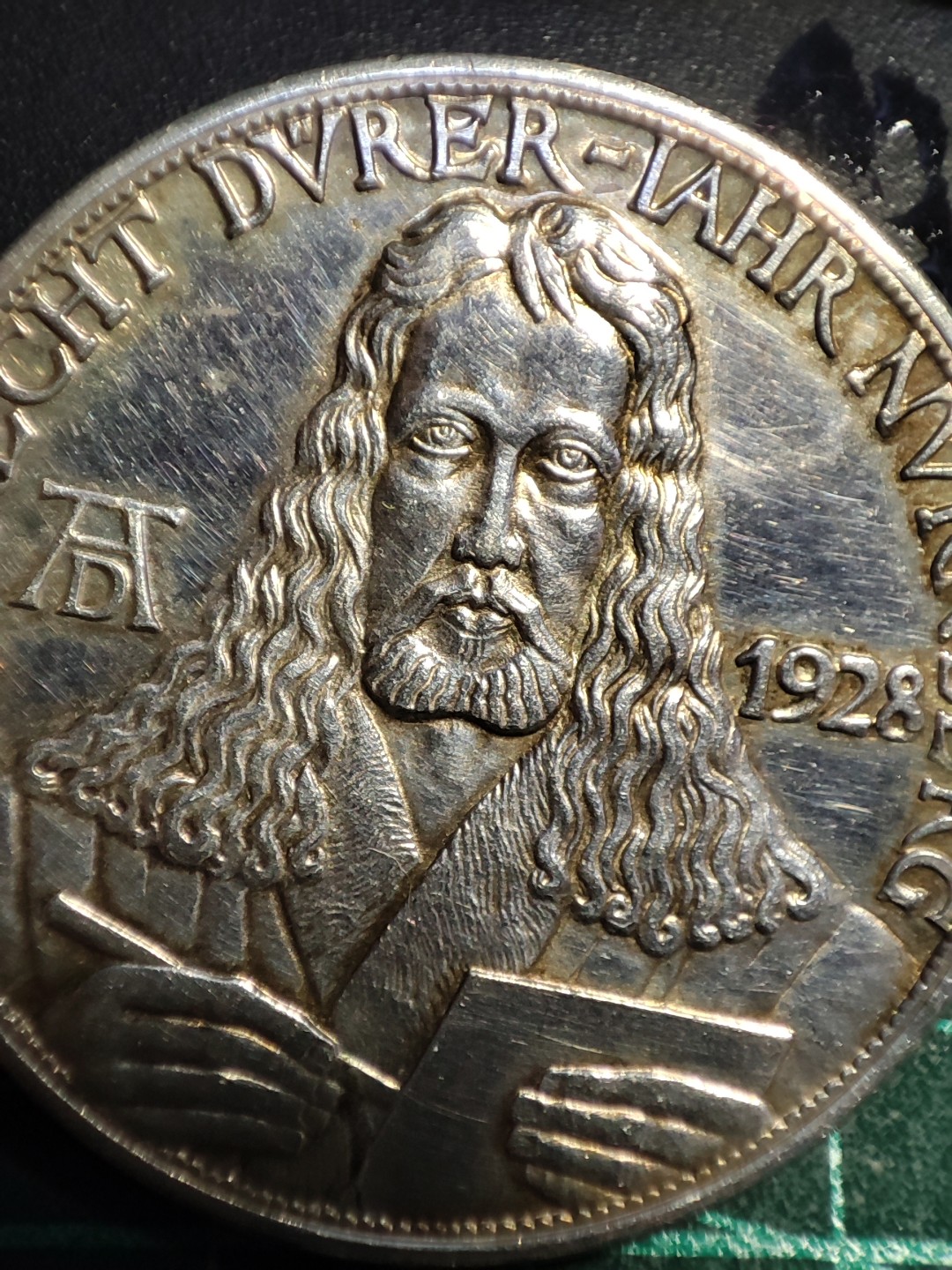 gush小明220802 德国1928画家丢勒银章 品相如图