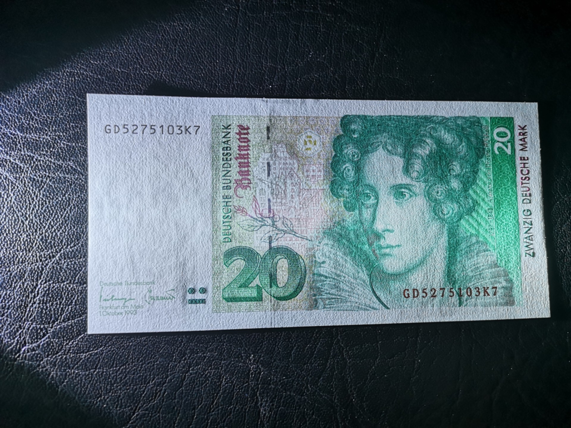 《外钞收藏家》第一百九十二期 1993年德国20马克 全新UNC 