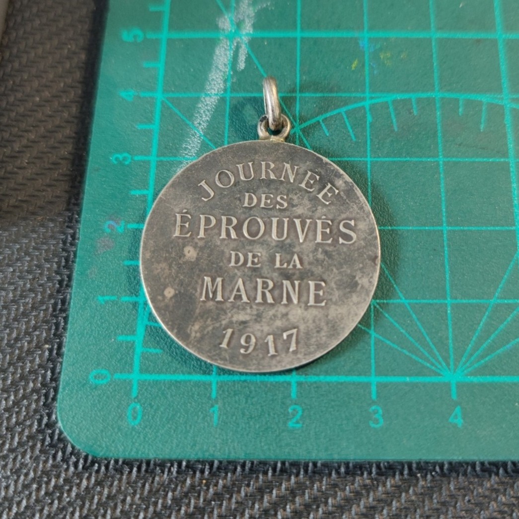 gush小明220802 法国1917马恩河战役胜利纪念银章