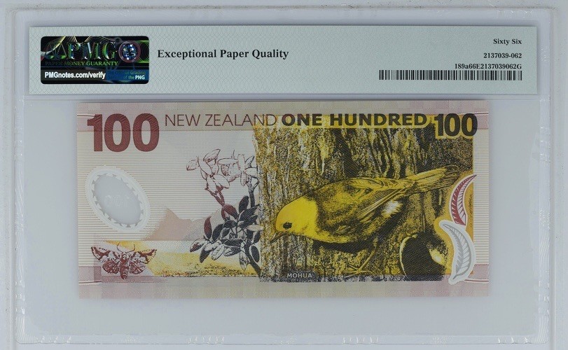 收藏联盟Quantum Auction 第181期拍卖 新西兰2003年首发冠号同号钞一套 PMG66 AA冠且分数一致