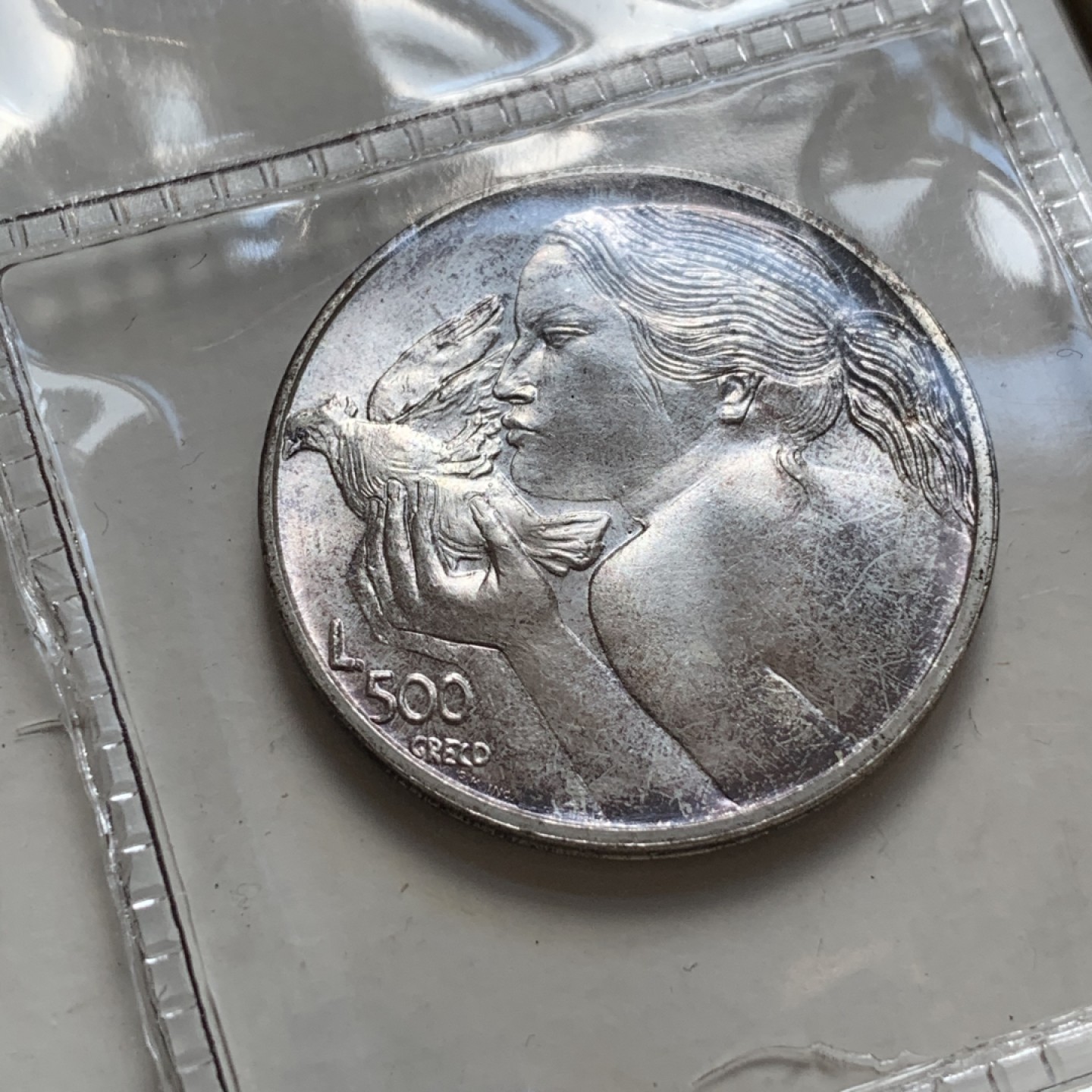 《竞宝斋》第80场-本周日，周一 2场连拍（全场不限金额包邮） 原盒证书 圣马力诺 1973年 八枚封装 带500里拉银币一枚