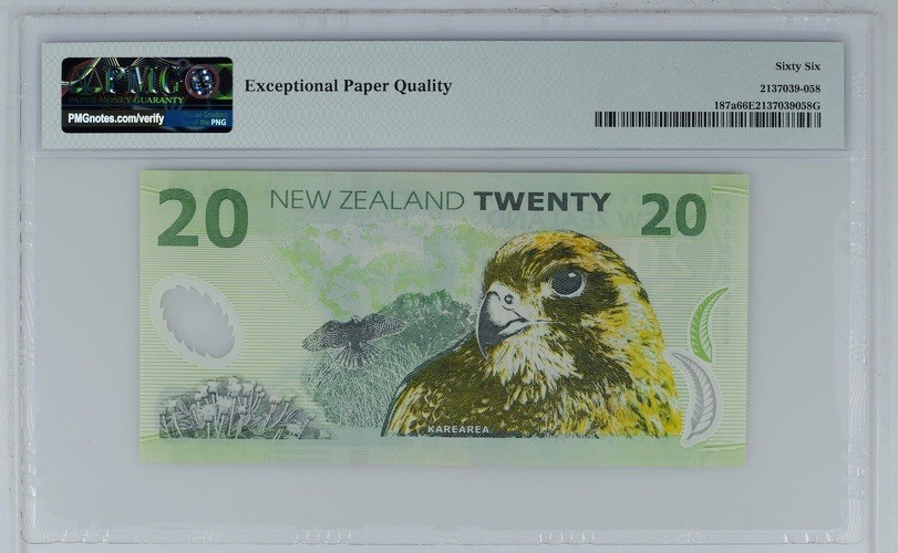 收藏联盟Quantum Auction 第181期拍卖 新西兰2003年首发冠号同号钞一套 PMG66 AA冠且分数一致