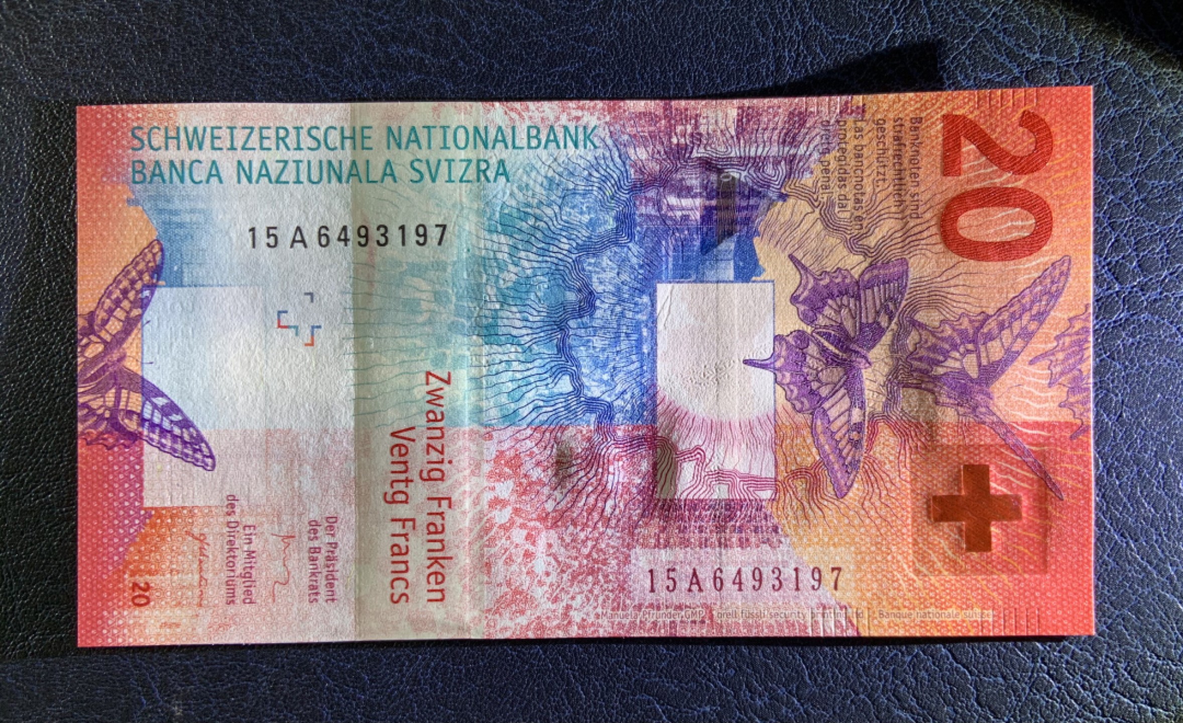 收藏联盟Quantum Auction 第181期拍卖 瑞士2015年20法郎 品相全新UNC 首发A冠