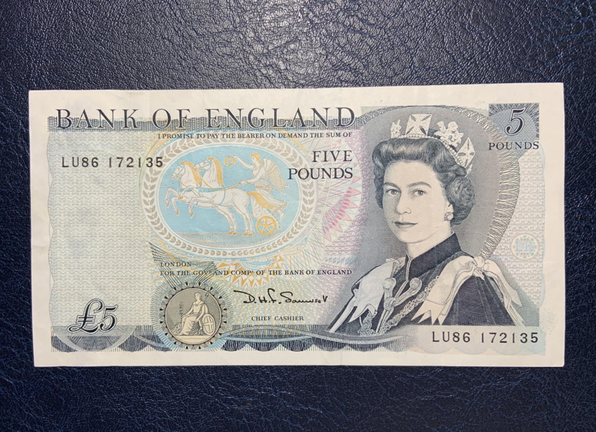 收藏联盟Quantum Auction 第181期拍卖 英国1987年5镑2张 品相如图 非全新 威灵顿公爵和萨拉曼卡会战