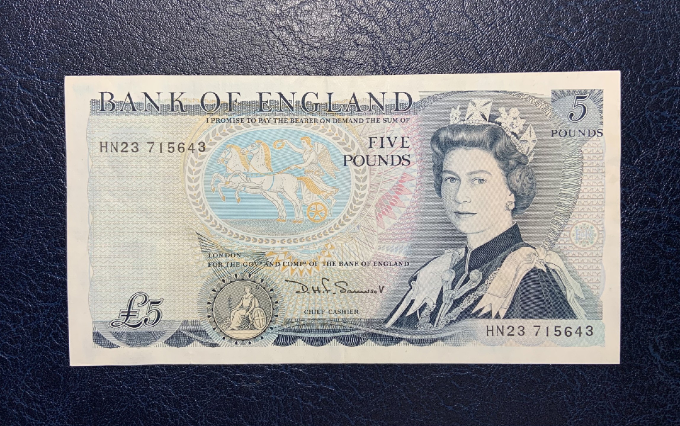 收藏联盟Quantum Auction 第181期拍卖 英国1987年5镑2张 品相如图 非全新 威灵顿公爵和萨拉曼卡会战