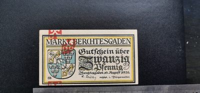 综合藏品场.喜欢出价就得！无套路无托.诚信惠友交友！自动快拍. 德国纸钞一枚.直径9*5厘米品相9品