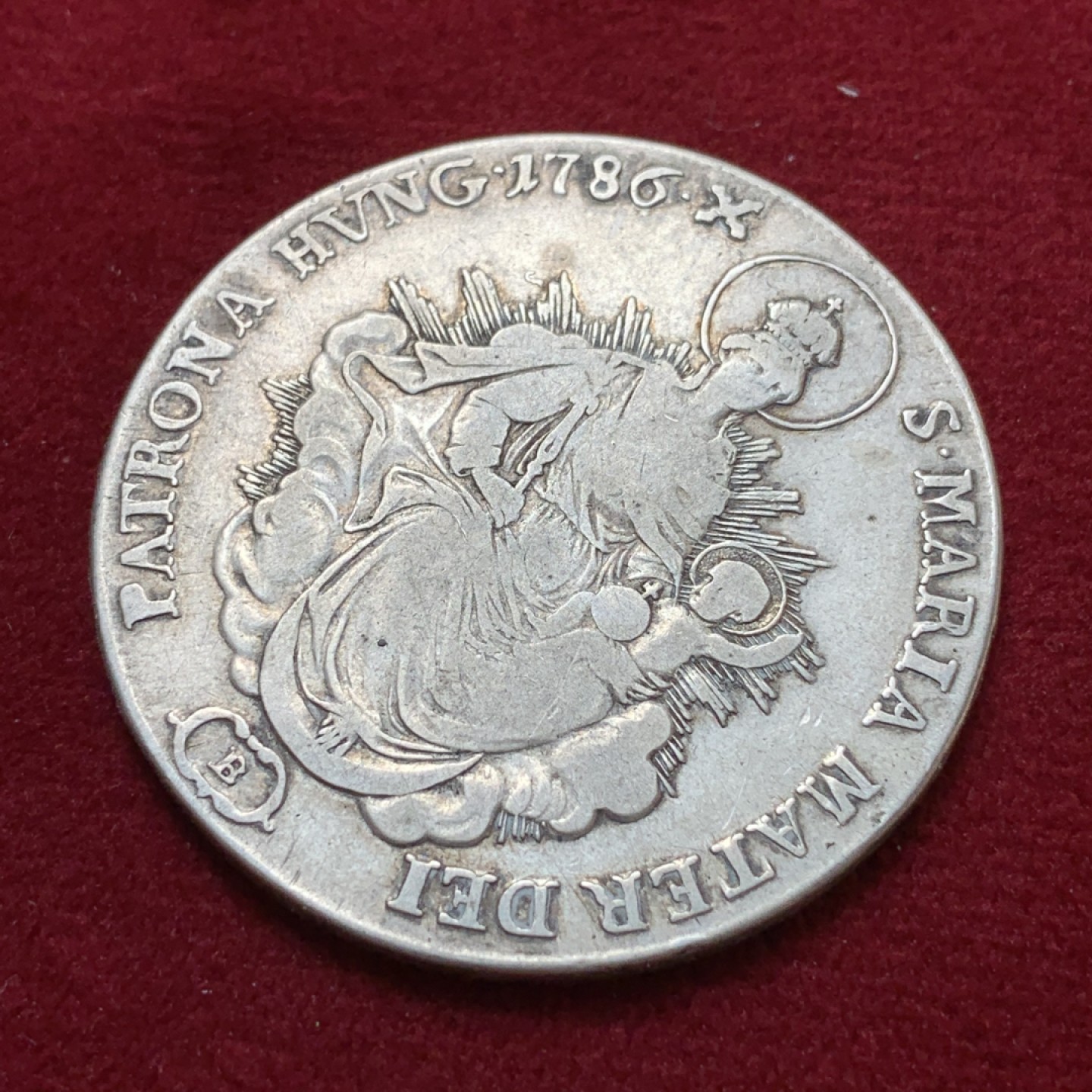 《竞宝斋》第80场-本周日，周一 2场连拍（全场不限金额包邮） 匈牙利 神罗时期1786年 圣母抱婴 大泰勒 原味好品 最近大涨的品种